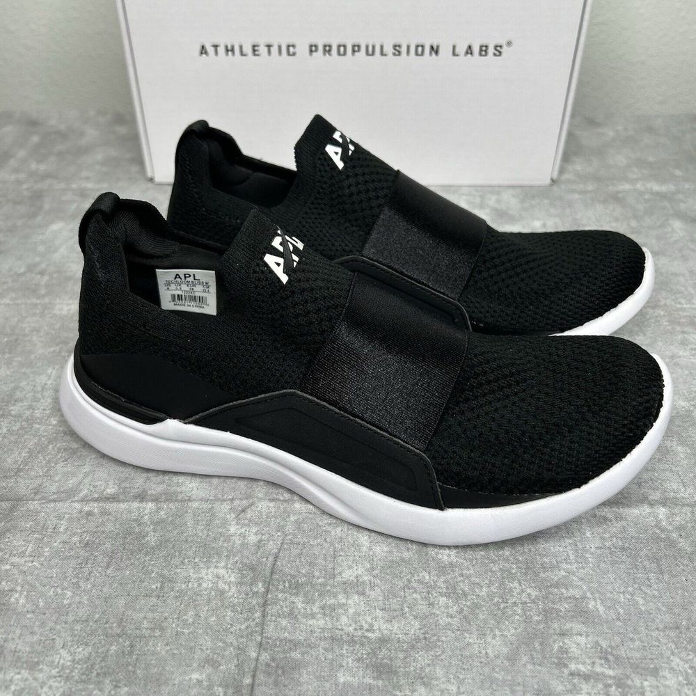 APL Women's Techloom Bliss Black/White Lightweight Running/Training Shoes Size 6